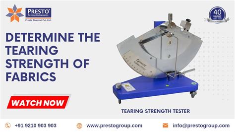 what is tear strength tester